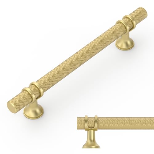 Amerdeco Knurled Brushed Gold 5"