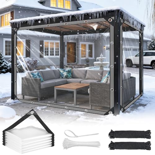 Clear Tarp with Grommets 6x10ft (SXBFHGH)