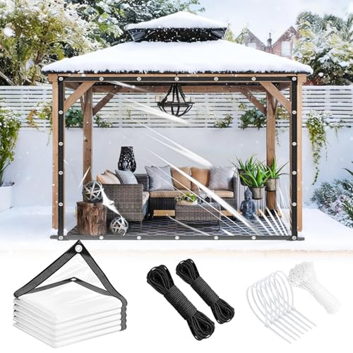 Heavy Duty Clear Tarp 8x10ft (MVRFN)