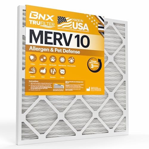 BNX TruFilter 20x20x1 MERV 10 (6-Pack)