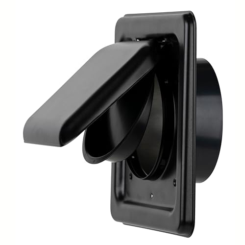NO-PEST VENT MetalGuard (Onyx, 4" Steel With Collar)