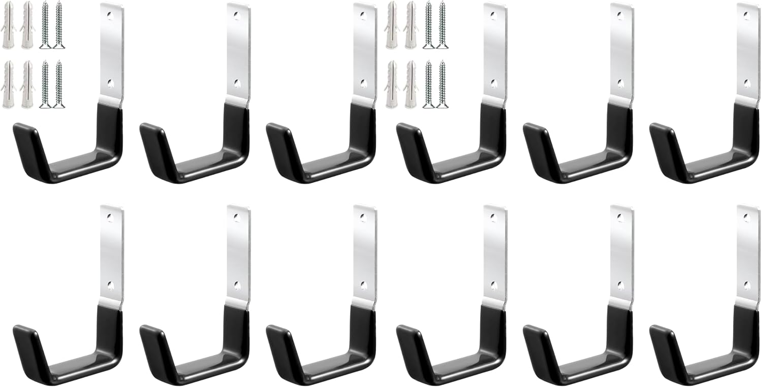 GeeWatom Heavy Duty Steel Garage Hooks